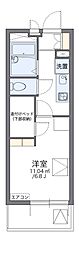 レオパレスコウド 1Kの間取図画像