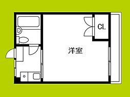 ハイツプリメーロ 1Kの間取図画像