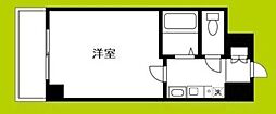 メビュウス佃レジデンス 1Kの間取図画像