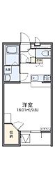 レオパレス我孫子 1Kの間取図画像