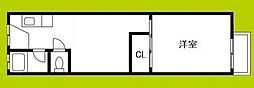 サンホーム平野 2Kの間取図画像