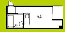 RISE・ONE東住吉2 ワンルームの間取図画像