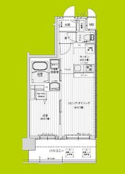 サザンネスト住ノ江駅前 1LDKの間取図画像