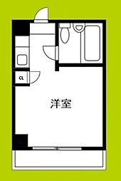 エスティライフ姫島公園 ワンルームの間取図画像
