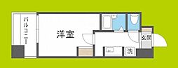 HOPECITY天神橋 1Kの間取図画像