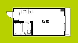 アクティ福島 ワンルームの間取図画像