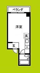 SEIKAビル ワンルームの間取図画像