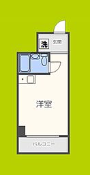 ライオンズマンション日本橋 ワンルームの間取図画像