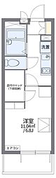 レオパレス豊里2 1Kの間取図画像