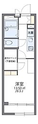 レオパレス千成2 1Kの間取図画像