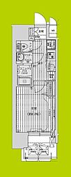 プレリス尼崎レーネヴィア 1Kの間取図画像
