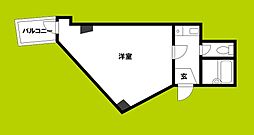 プレアール姫島 1Kの間取図画像
