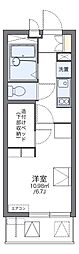 レオパレス西九条 1Kの間取図画像