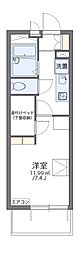 レオパレスいえぷり 1Kの間取図画像