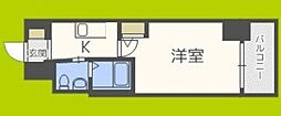 SERENiTE本町グランデ 1Kの間取図画像