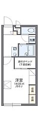 レオパレス金岡 1Kの間取図画像