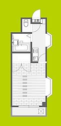 ハイツロフティー 1Kの間取図画像