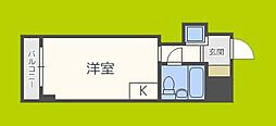 センターハイム大宮 ワンルームの間取図画像