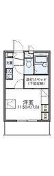 レオパレスWIN 1Kの間取図画像