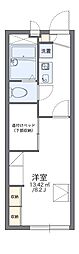 レオパレスC'sグランパ 1Kの間取図画像