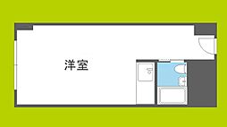 新大阪コーポビアネーズ ワンルームの間取図画像