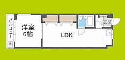 橋本第二綜合ビル 1LDKの間取図画像