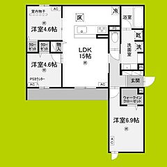物件の間取り