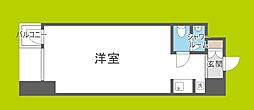 エクセレント中道 1Kの間取図画像