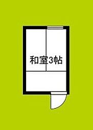 かなめアパート ワンルームの間取図画像