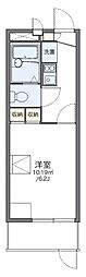 レオパレスクリア 1Kの間取図画像