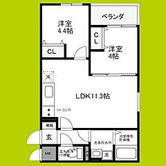 物件の間取り