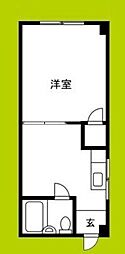 クレインズマンション ワンルームの間取図画像