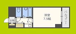 ロイヤルハイツパート2西淡路 1Kの間取図画像