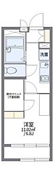 レオパレスアーバンカミノ 1Kの間取図画像