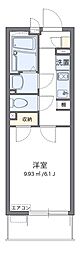 ユニバーサルパレス 1Kの間取図画像
