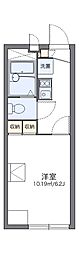 レオパレストーエイ 1Kの間取図画像