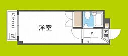ロイヤル巽 1Kの間取図画像