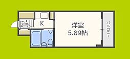 ハイツシグマ ワンルームの間取図画像
