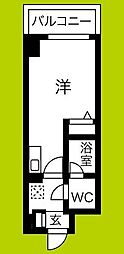 ヴァンスタージュ姫里 1Kの間取図画像