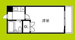 ハイムM&K 1Kの間取図画像