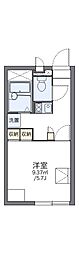 レオパレス長池 1Kの間取図画像