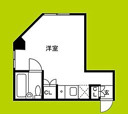 パレックス野田 ワンルームの間取図画像
