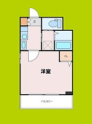 エステムコート難波センチュリオ 1Kの間取図画像