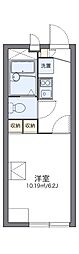 レオパレスユーアイ 1Kの間取図画像