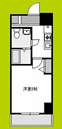 エレーヌ十三 1Kの間取図画像