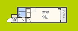 マイルド新大阪レジデンス3号館 ワンルームの間取図画像