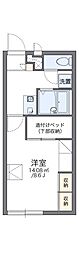 レオパレスコンフォート 1Kの間取図画像