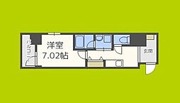 フェールヴィル阿波座 1Kの間取図画像