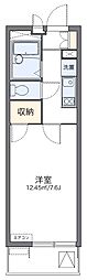 レオパレスムーンライトスクェア 1Kの間取図画像