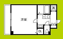 エスリード東梅田 1Kの間取図画像